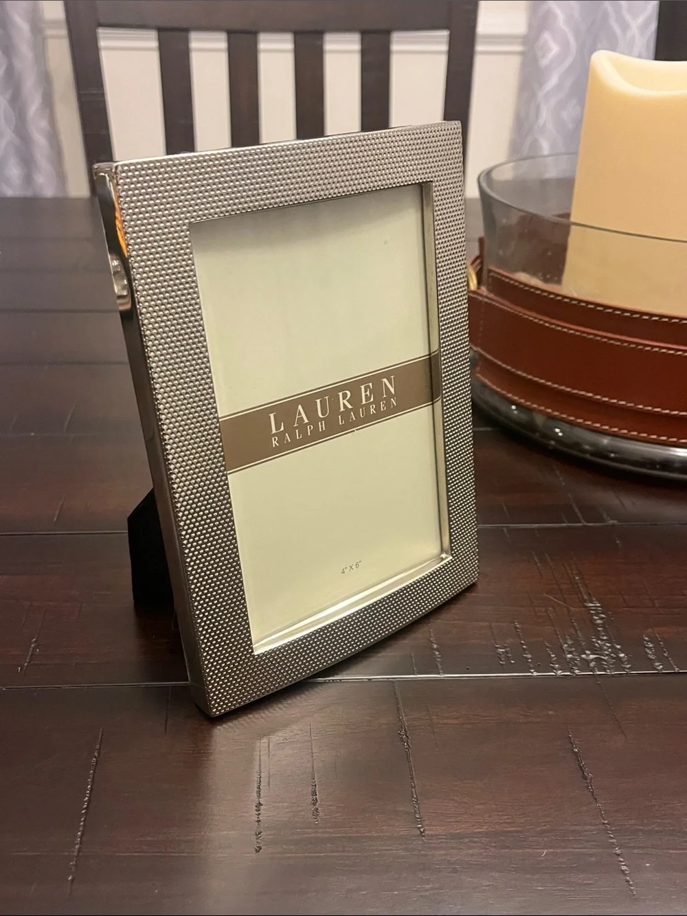 Ralph Lauren Chain Bracelet Picture Photo Frame 4”x6” See Measurements Vintage